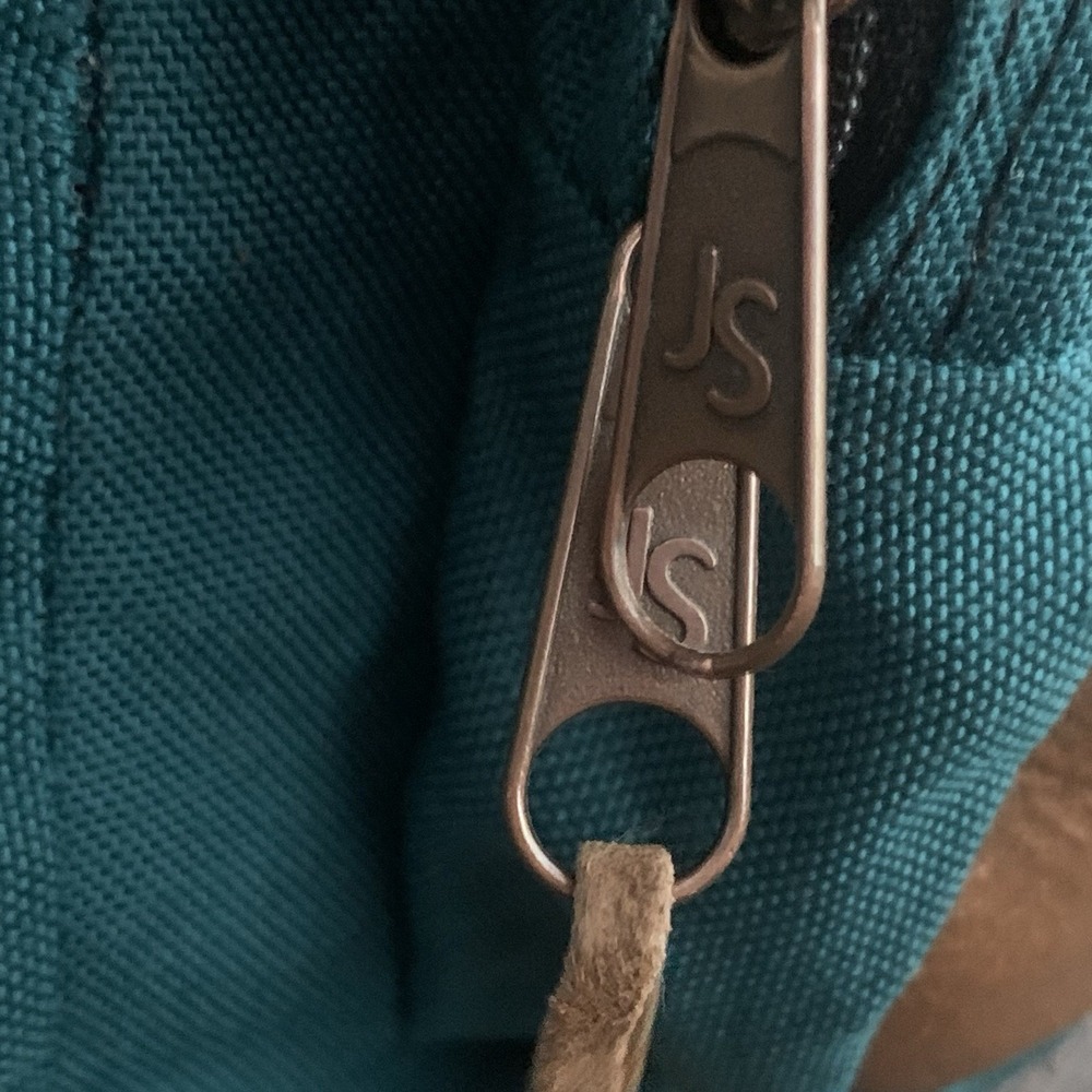 Vtg‎ Jansport Double Leather Bottom Backpack - Picture 7 of 10